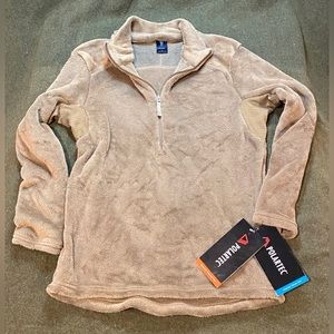 NEW-Polartec USAF Gen1 ECWCS Pullover Fleece Jacket, Men’s Medium Regular, Brown